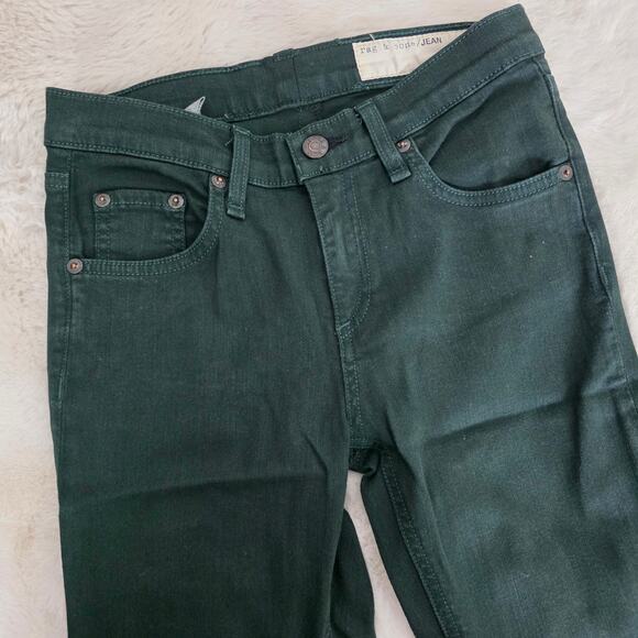 Rag & Bone Forest Green Skinny Jean - Picture 5 of 16